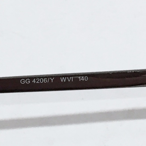 Gucci gunmetal pink enamel eyeglasses frames - Picture 4 of 7